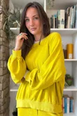 Terry B Lantern Sleeve Sweatshirt Bamboo