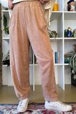 Terry B Relaxed Tapered Jogger Caramel