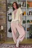 Terry B Relaxed Tapered Jogger Dusky Rose