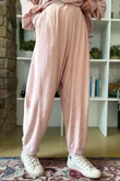 Terry B Relaxed Tapered Jogger Dusky Rose