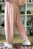Terry B Relaxed Tapered Jogger Dusky Rose