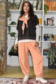 Terry B Relaxed Tapered Jogger Just Peachy