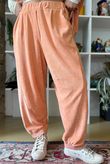 Terry B Relaxed Tapered Jogger Just Peachy