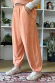 Terry B Relaxed Tapered Jogger Just Peachy