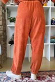 Terry B Relaxed Tapered Jogger Russet