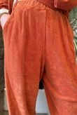 Terry B Relaxed Tapered Jogger Russet