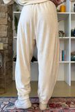 Terry B Relaxed Tapered Jogger Vanilla