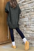 Terry B Scoop Dip Back Top Deep Moss /8 =