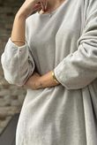 Terry B Scoop Dip Back Top Stone /8 =