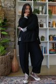 Terry Lite Chill Sweatshirt Black