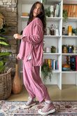 Terry Lite Chill Sweatshirt Indian Pink
