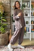 Terry Lite Chill Sweatshirt Mocha