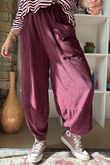 Terry Lite Shelby Pant Burgundy