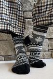 Terry & Wool Luxury Alpine Socks Black 