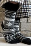 Terry & Wool Luxury Alpine Socks Black 
