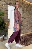The Classic A Line Fine Knit Retro Bordeaux