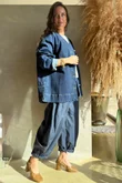 Dutton Denim Shacket Dark 