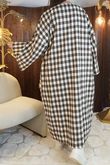 The Holland Longline Duster Jacket Chocolate