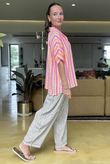 The Penelope Pillow Cotton Throw On Shirt Popsicle & Calypso