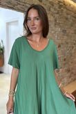 The Riviera Swing Dress Emerald 