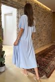 The Riviera Swing Dress Powder