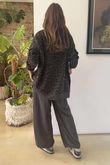 The Scamp Leopard Chillax Sweatshirt Dark Khaki