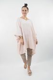 The Sicily Oversized Pocket Panel Top Blush 