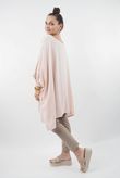The Sicily Oversized Pocket Panel Top Blush 