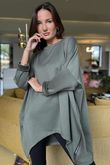 The Soft Tech Jersey Zippy Sweatshirt Khaki