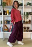 The Terry B Bloom Pant Beetroot