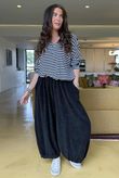 The Terry B Bloom Pant Black