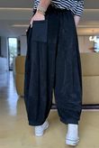 The Terry B Bloom Pant Black