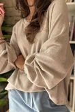 The Terry B Classic Sweatshirt Stone
