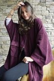 The Terry B Relaxed Zip Jacket Beetroot