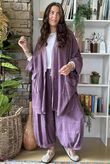 The Terry B Relaxed Zip Jacket Dewberry