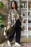 Toka Wraparoo Top Leopard Natural -