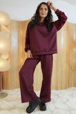 Trinny Sweatshirt Burgundy