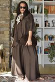 Vince Classic Palazzo Pant Chocolate