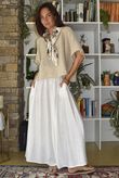 Vince Classic Palazzo Pant White