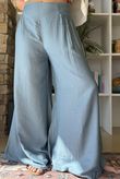 Vince Flat Front Shirring Flare Denim