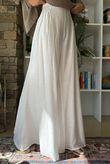 Vince Flat Front Shirring Flare White