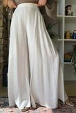 Vince Flat Front Shirring Flare White