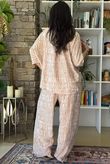 Vince Pebble Spot Batwing Nero Blouse Desert