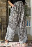 Vince Pebble Spot Wide Leg Pant Black