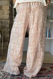 Vince Pebble Spot Wide Leg Pant Desert