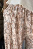 Vince Pebble Spot Wide Leg Pant Desert