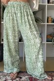Vince Pebble Spot Wide Leg Pant Rio Green