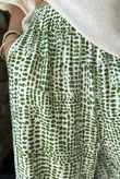 Vince Pebble Spot Wide Leg Pant Rio Green