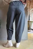 Wall Street Scuba Carrot Leg Trouser Slate
