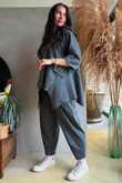 Wall Street Scuba Carrot Leg Trouser Slate